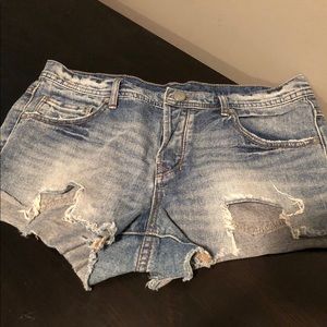 Free People Denim Shorts